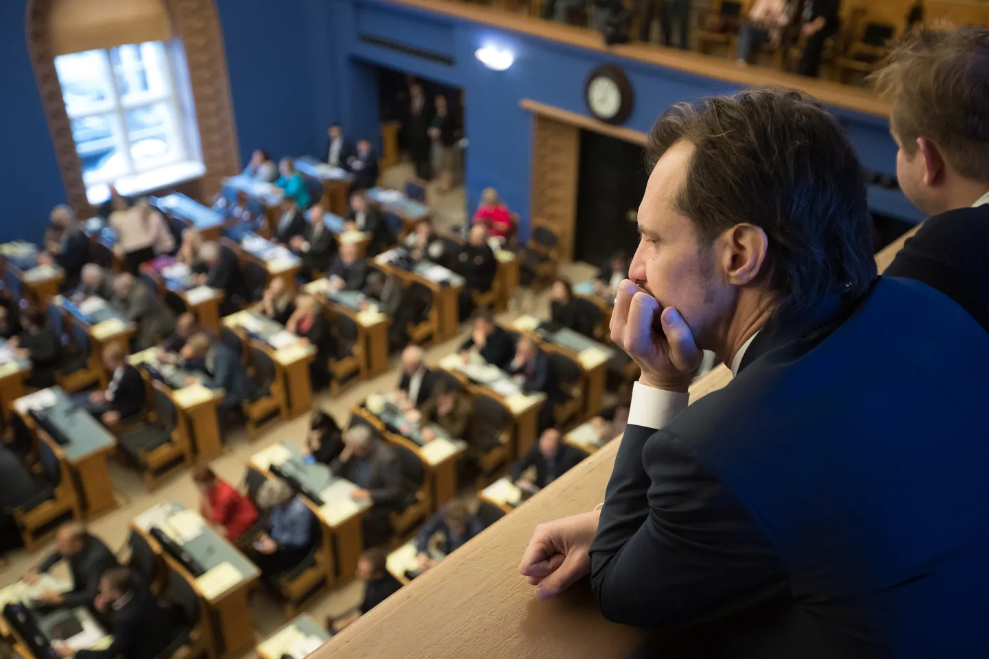 Kultuuriminister Indrek Saar riigikogus