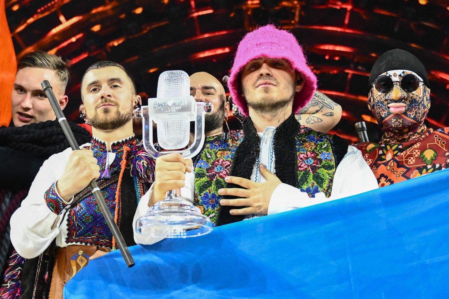 Kalush Orchestra, победившие на Евровидении-2022.