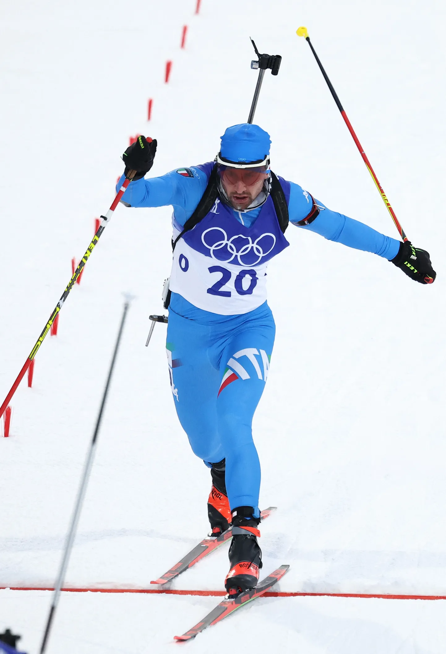 Dominik Windisch Pekingi olümpiamängudel.