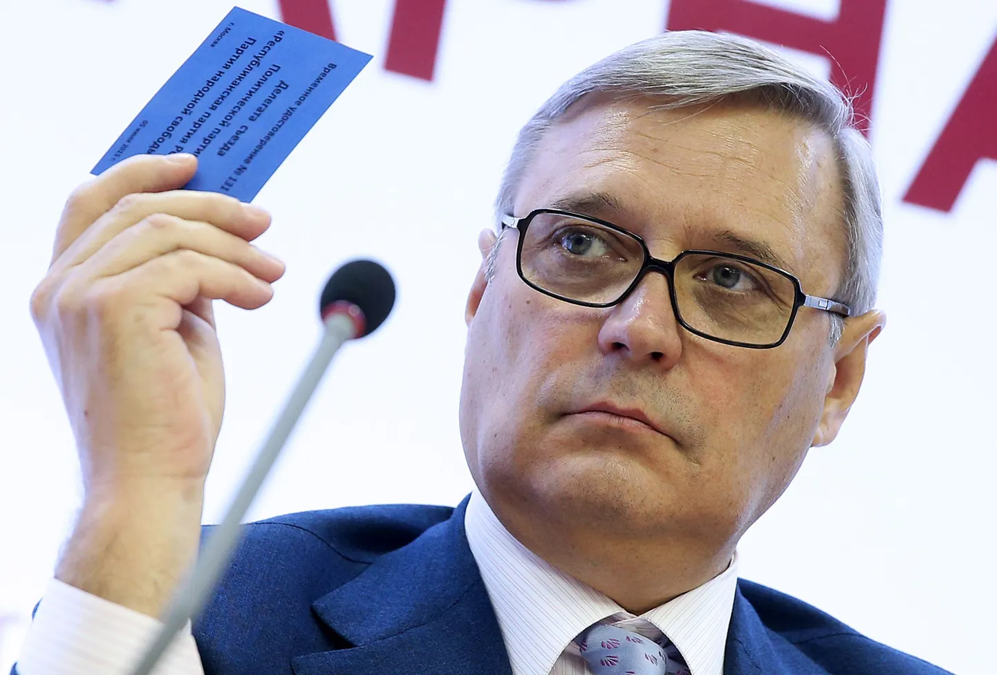PARNAS partei juht Mihhail Kasjanov