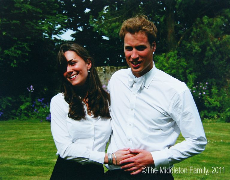 Кейт Миддлтон и принц Уильям в июне 2005 года.