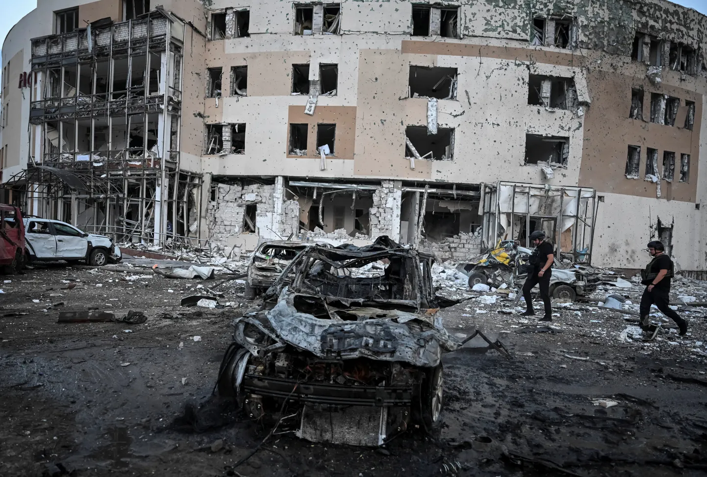Последствия обстрела. Иллюстративное фото.