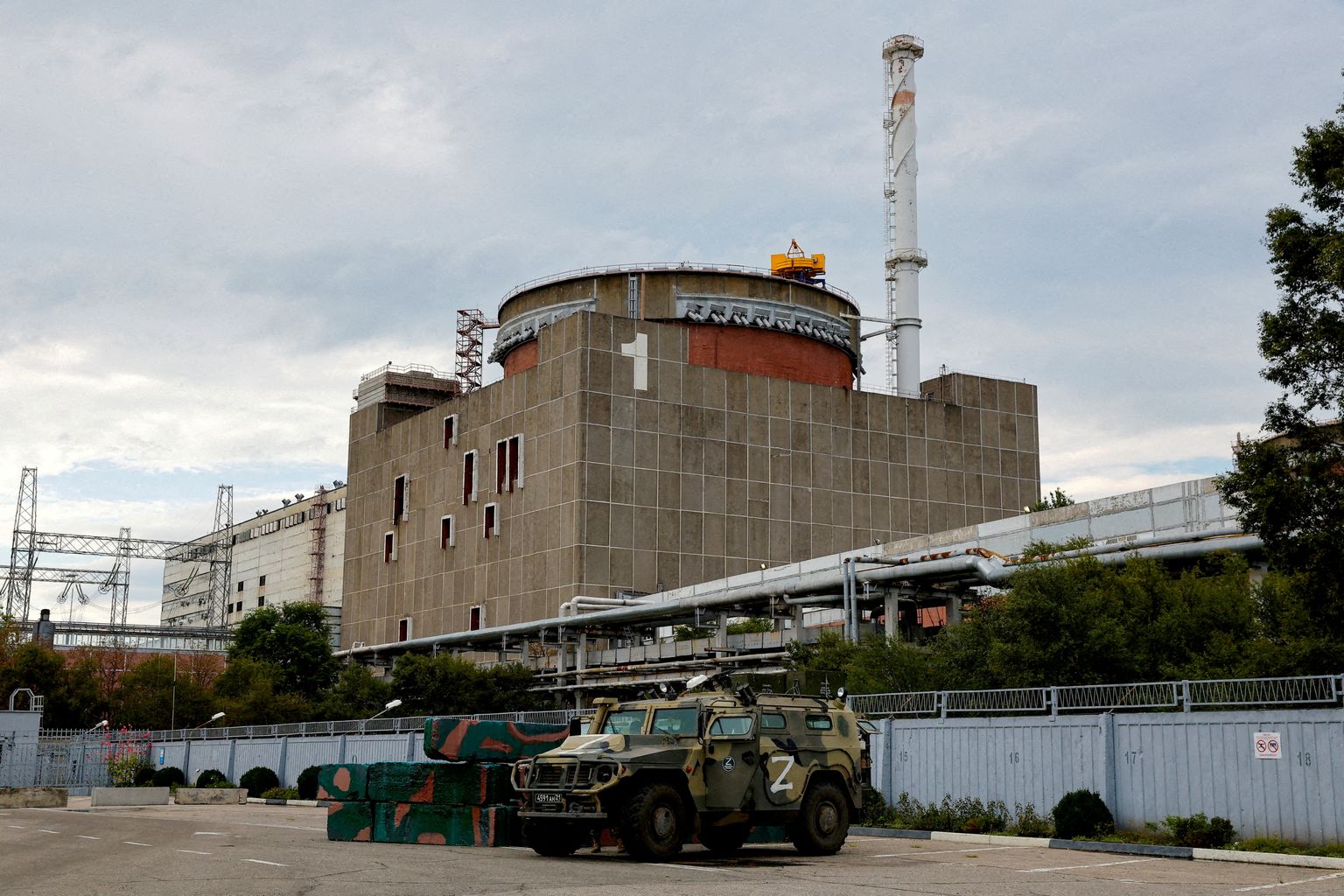 Zaporižjas atomelektrostacija Ukrainā