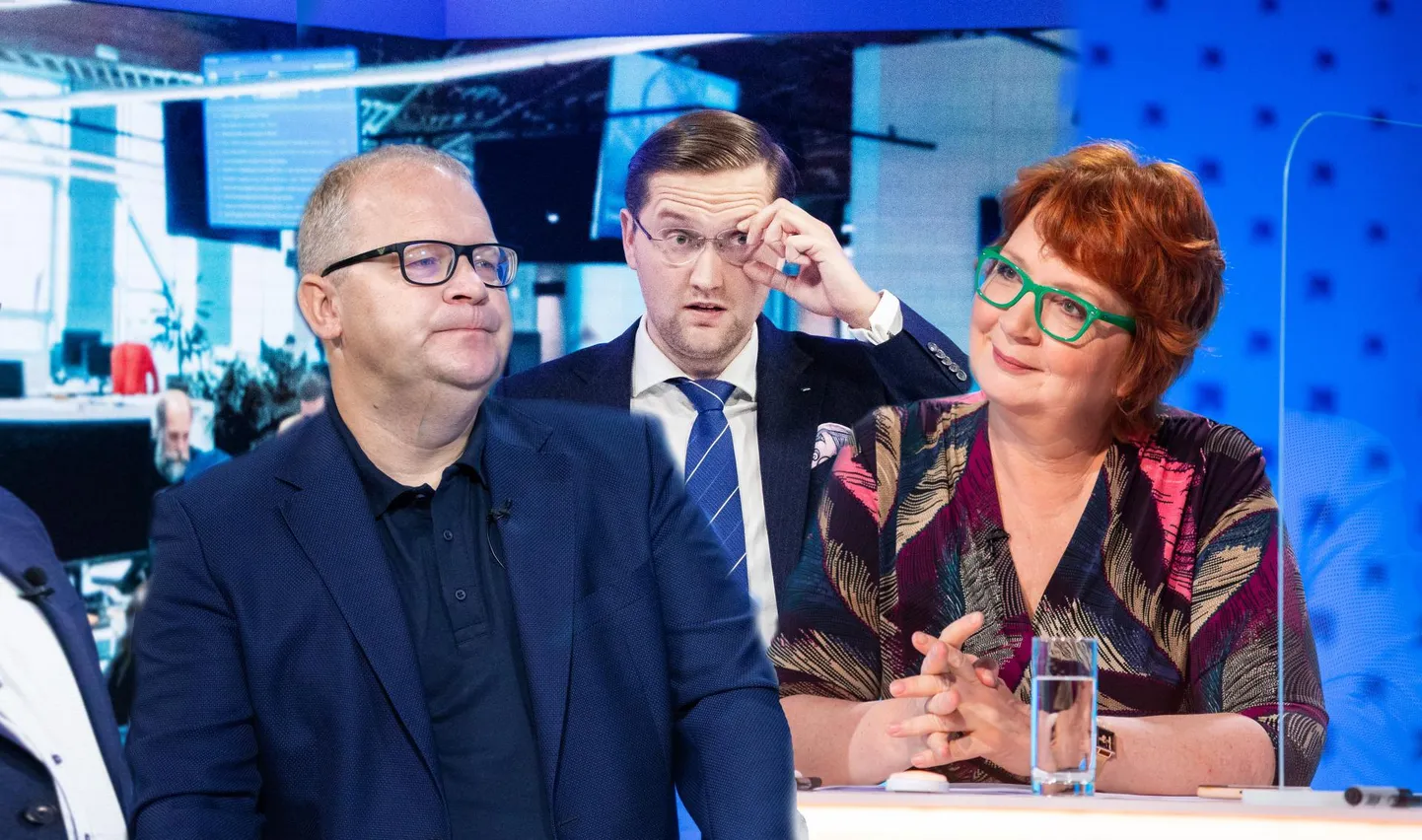 Osa Eesti eurosaadikutest Euroopa Parlamendis: Urmas Paet, Jaak Madison, Yana Toom.