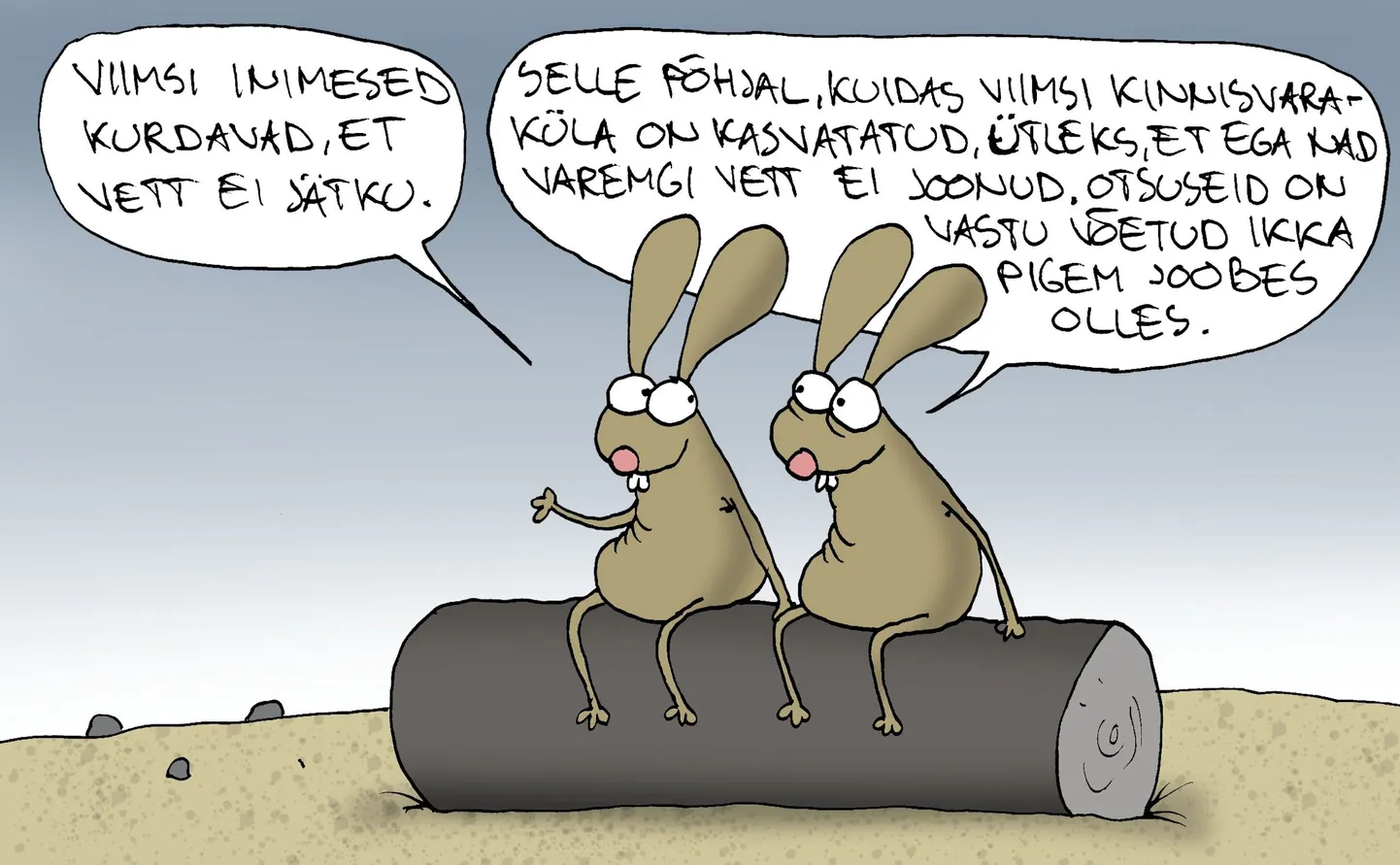 Urmas Nemvalts joonistab.