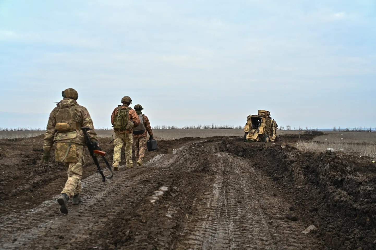 Ukraina sõdurid Zaporižžja oblastis.