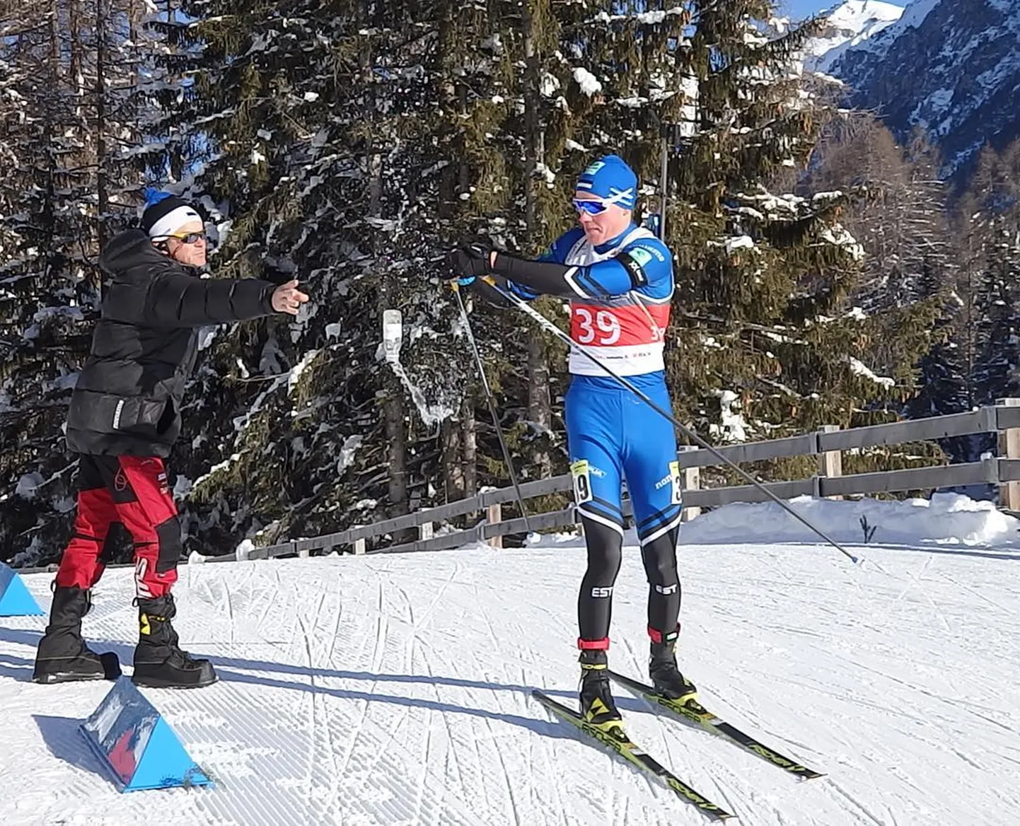 Marten Aolaid täna Eestit finišisse tuua ei saanudki.