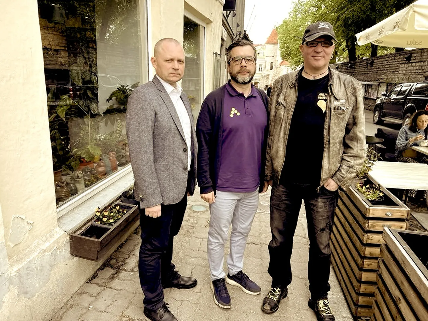 Riigikontrolli auditi juhataja Rauno Vinni, Astangu Kutserehabilitatsiooni Keskuse direktor Kert Valdaru ja Juku-Kalle Raid.