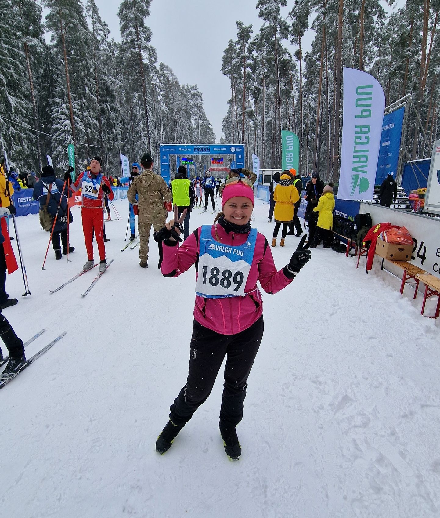 Мариана Кукк не смогла преодолеть всю дистанцию Тартуского лыжного марафона в прошлом году, но планирует реализовать месту в этом.