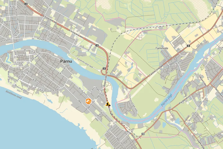 Metsa tänaval toimus kerge liiklusõnnetus.