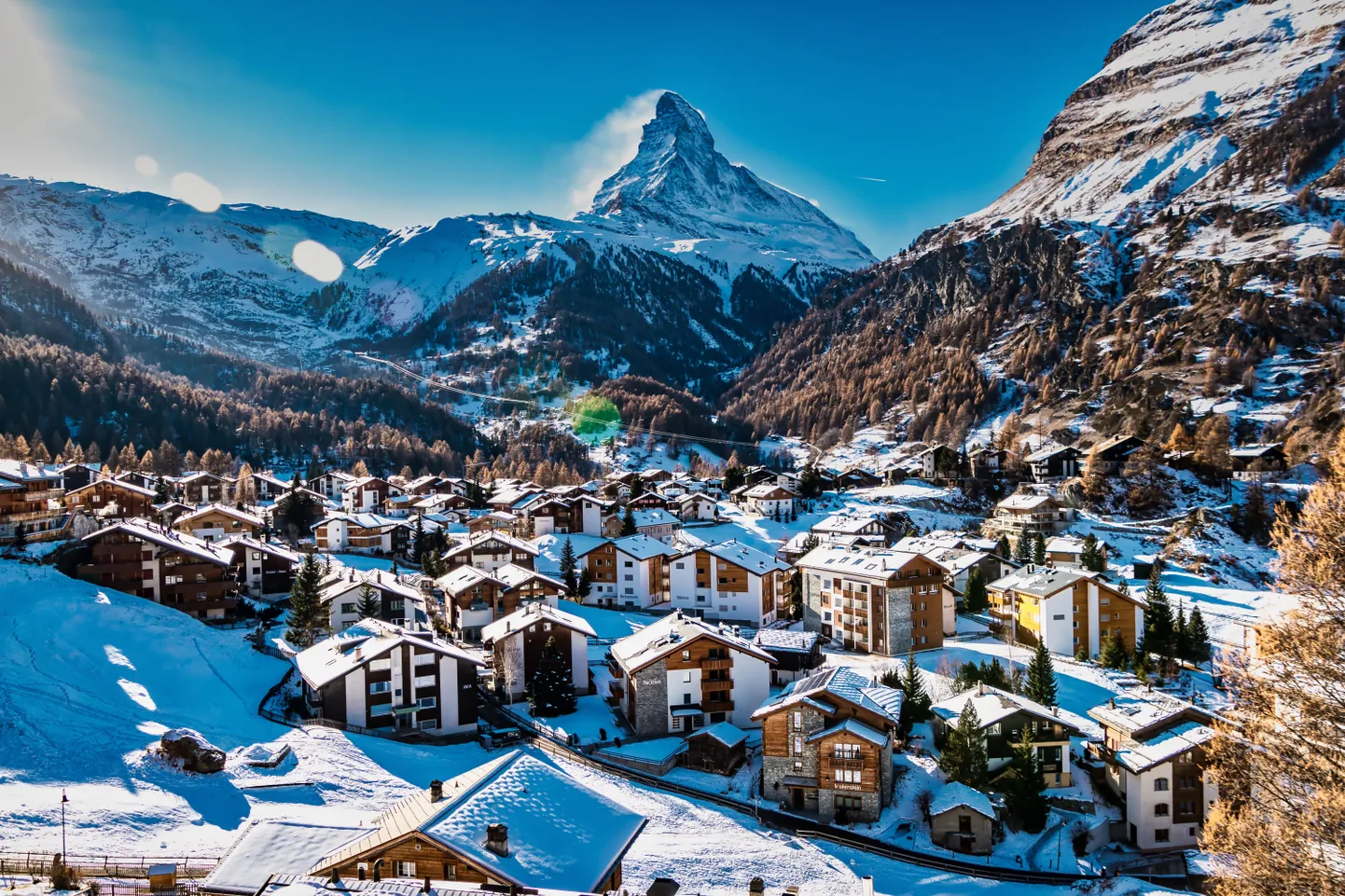 Zermatt ja Matterhorni mägi Šveitsis