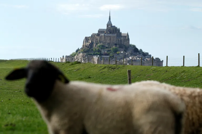 Lambad, Mont-Saint-Micheli klooster ja linn