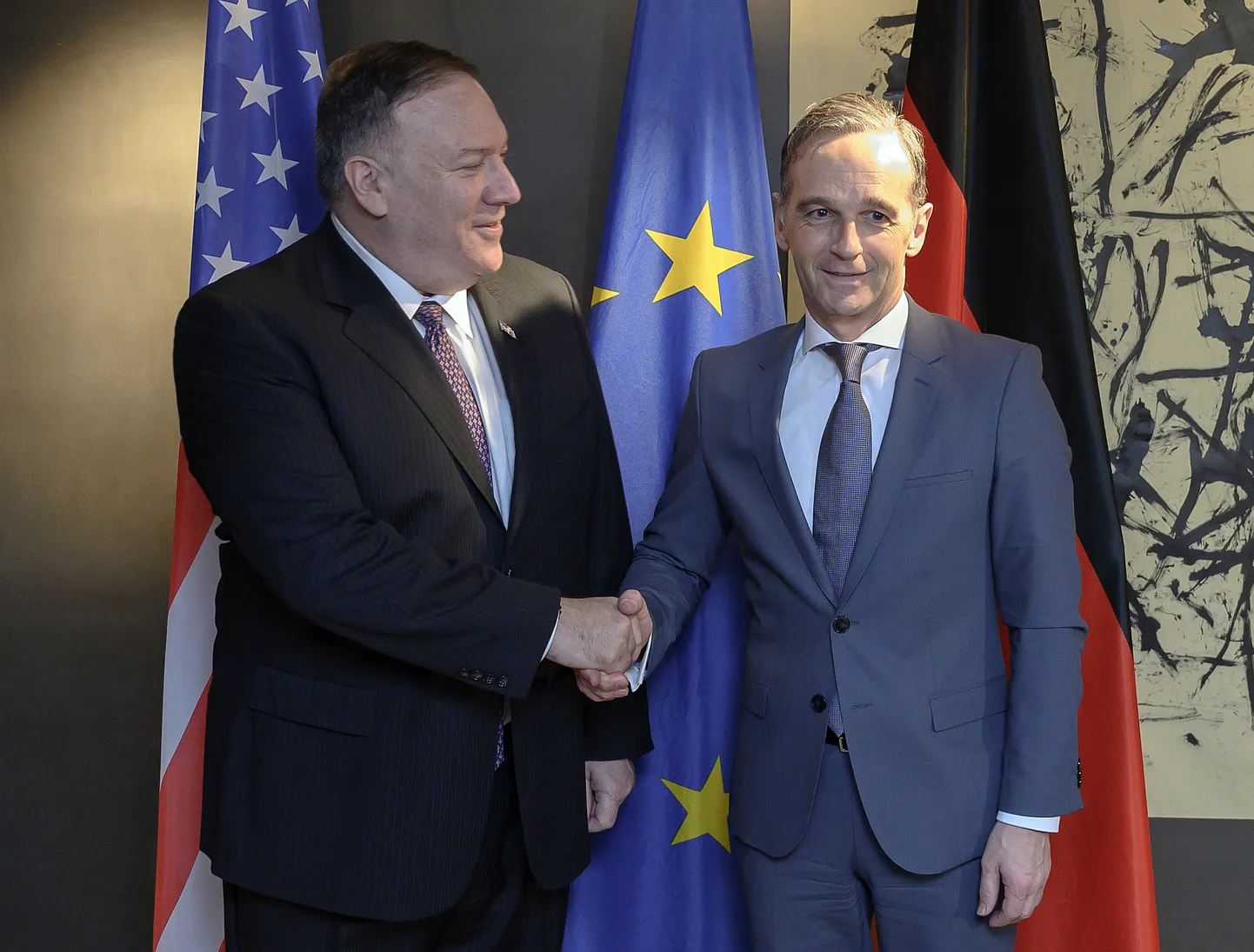 Mike Pompeo (vasakul), Heiko Maas (paremal)