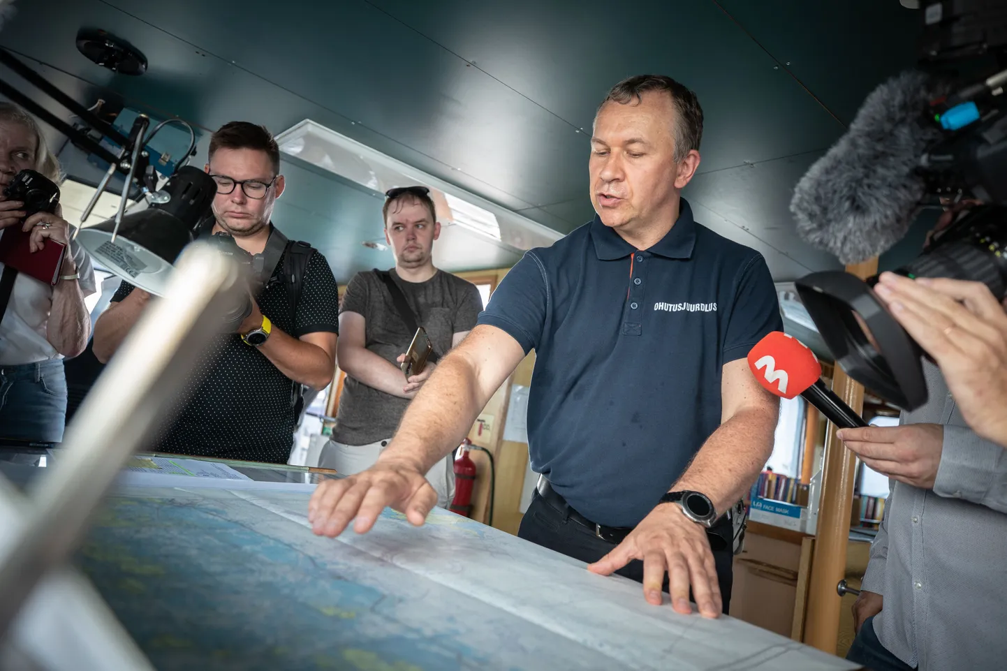 Pildil Ohutusjuurdluse Keskuse juht Rene Arikas. Foto Madis Veltman, Postimees.
