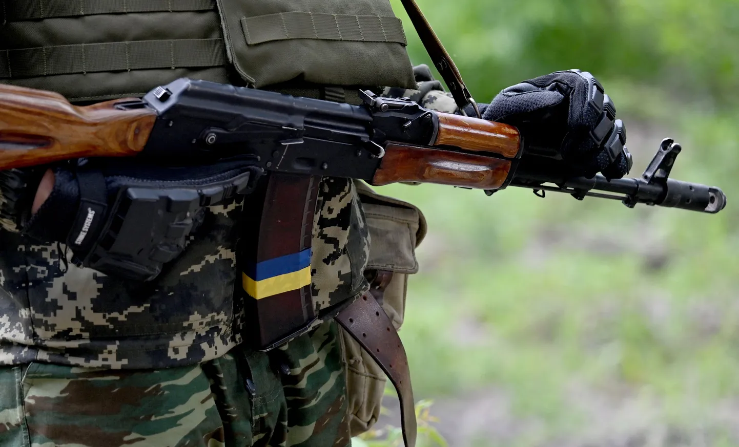 Украинский военный.