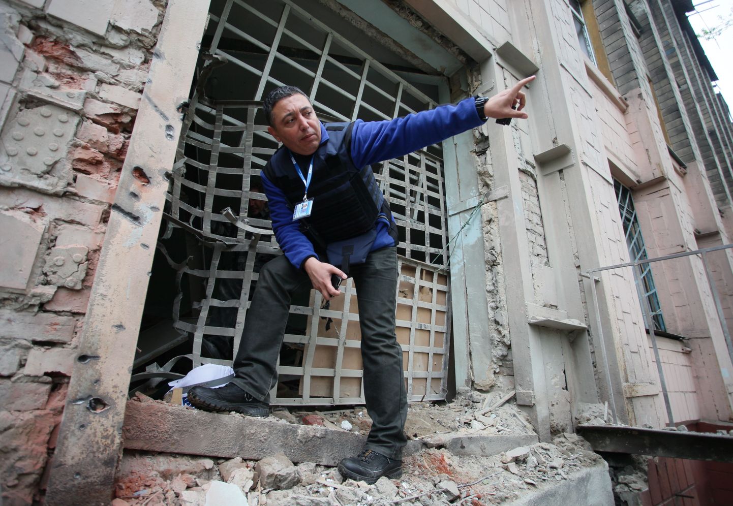 OSCE vaatleja Donetskis.