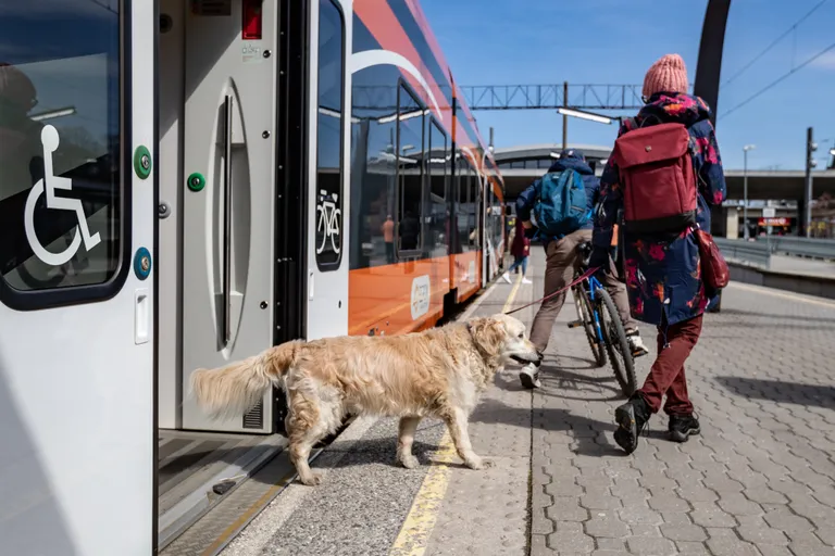Rongireisijad Tallinnas Balti jaamas, 1.05.2020.