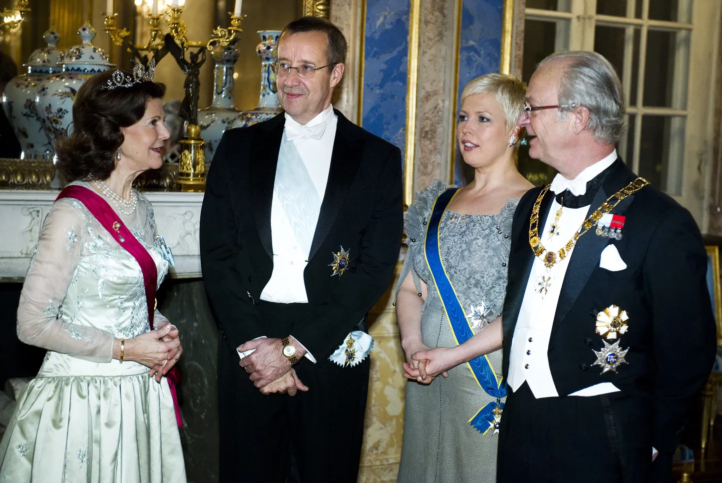 Eesti president Rootsis visiidil.