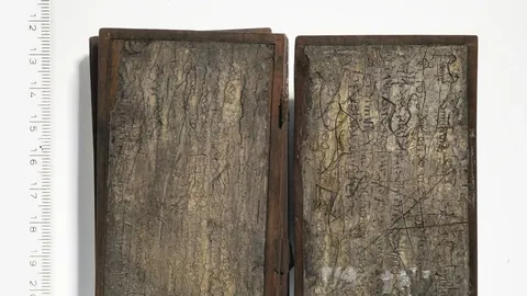 Arheologi atraduši 800 gadus vecu piezīmju grāmatiņu, kas piederēja tirgotājam, – tās teksta atšifrēšana ir sākusies