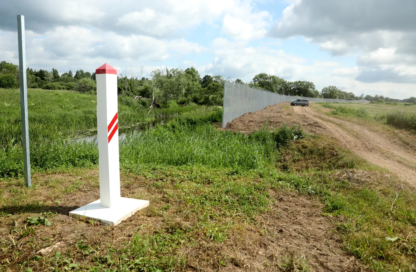 Latvijas austrumu robeža Kārsavas novadā.