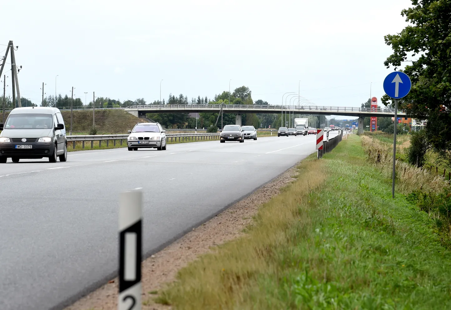Tallinas šosejas (A1) Baltezera-Ādažu posms.