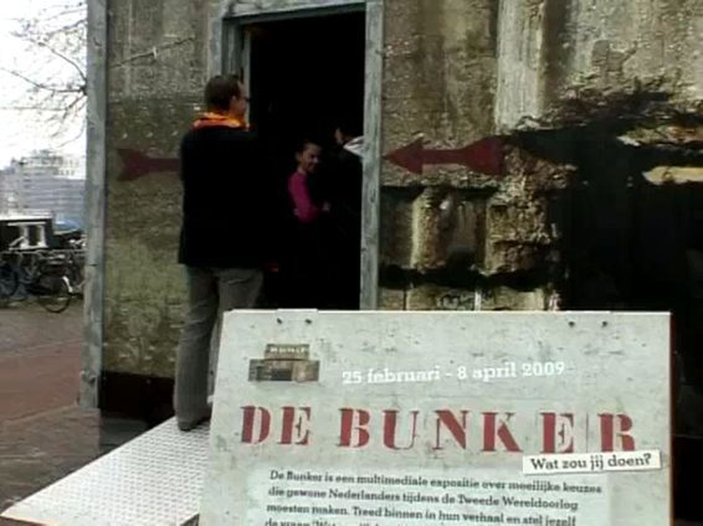 Muuseum: punker Amsterdamis annab aimu sõjakoledustest