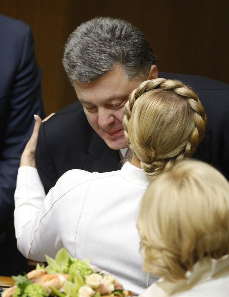 Petro Porošenko ja Julija Tõmošenko. Foto: Scanpix