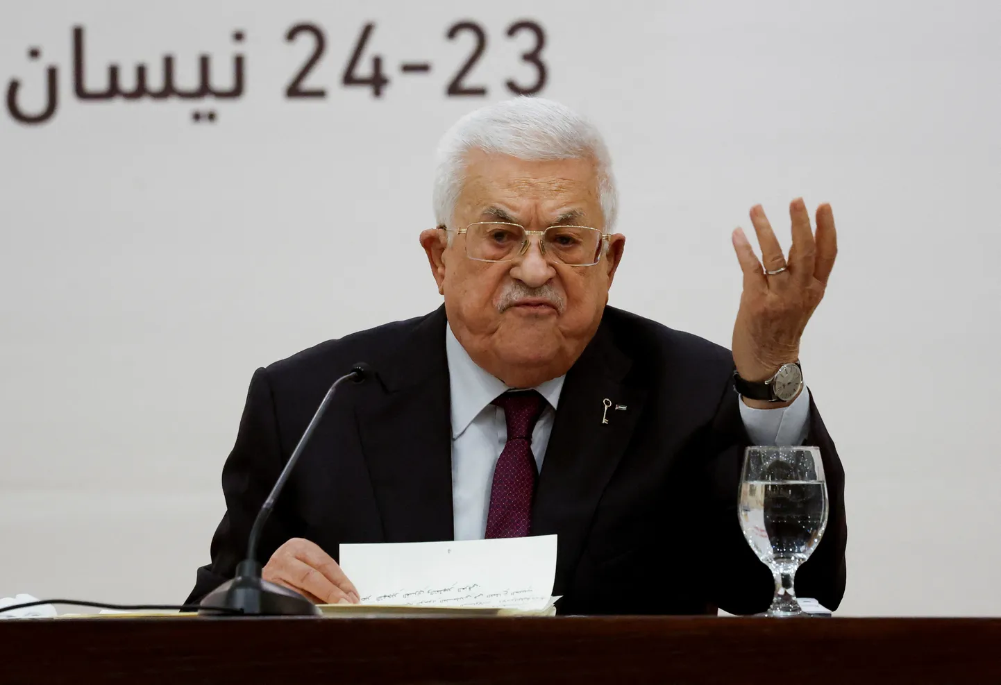 Palestīniešu līderis Mahmuds Abass