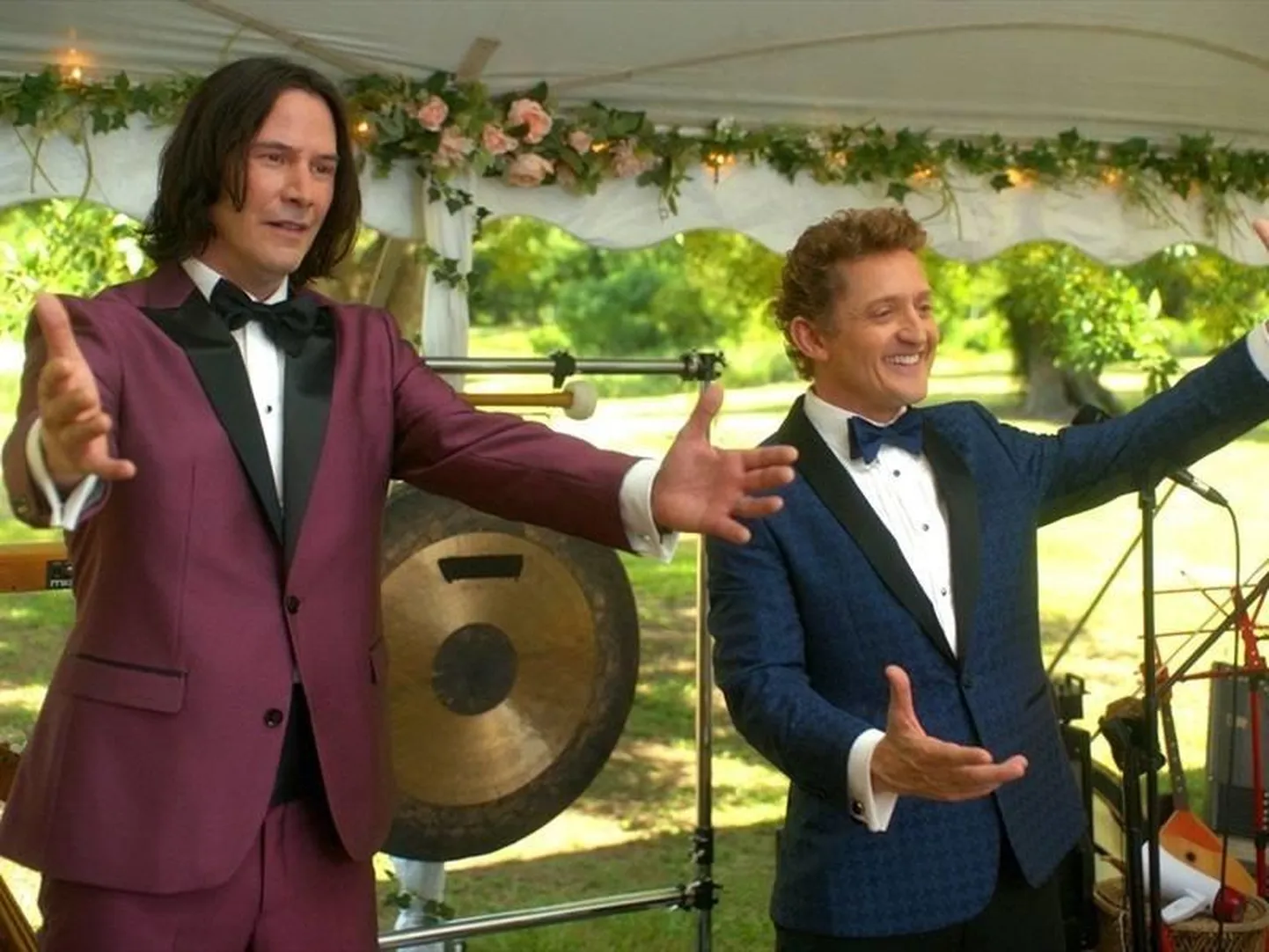 Kaader filmist "Bill ja Ted: muusikaga näkku".