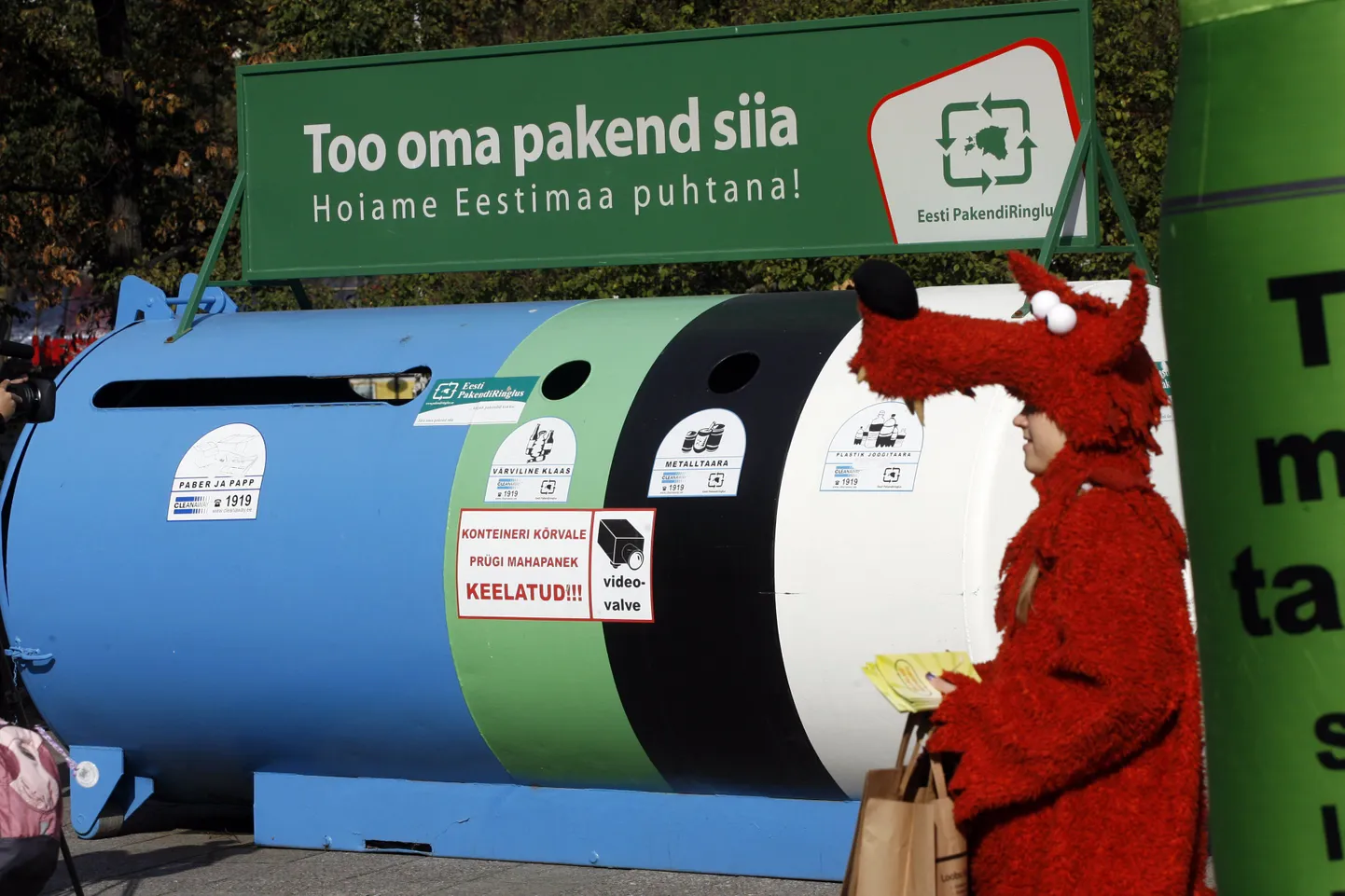 Tallinna keskkonnaameti kampaania «Prügihunt» kutsus üles prügi sorteerima ja pakendid ringlusse saatma