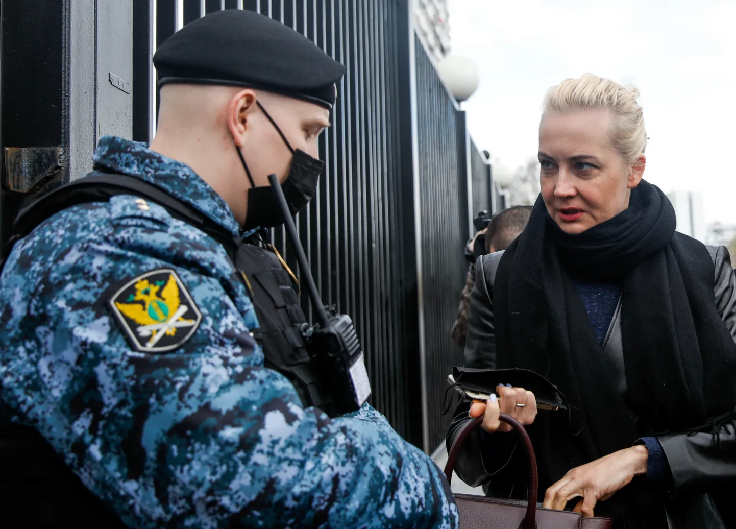 Vangistatud Kremli-kriitiku Aleksei Navalnõi abikaasa Julia.