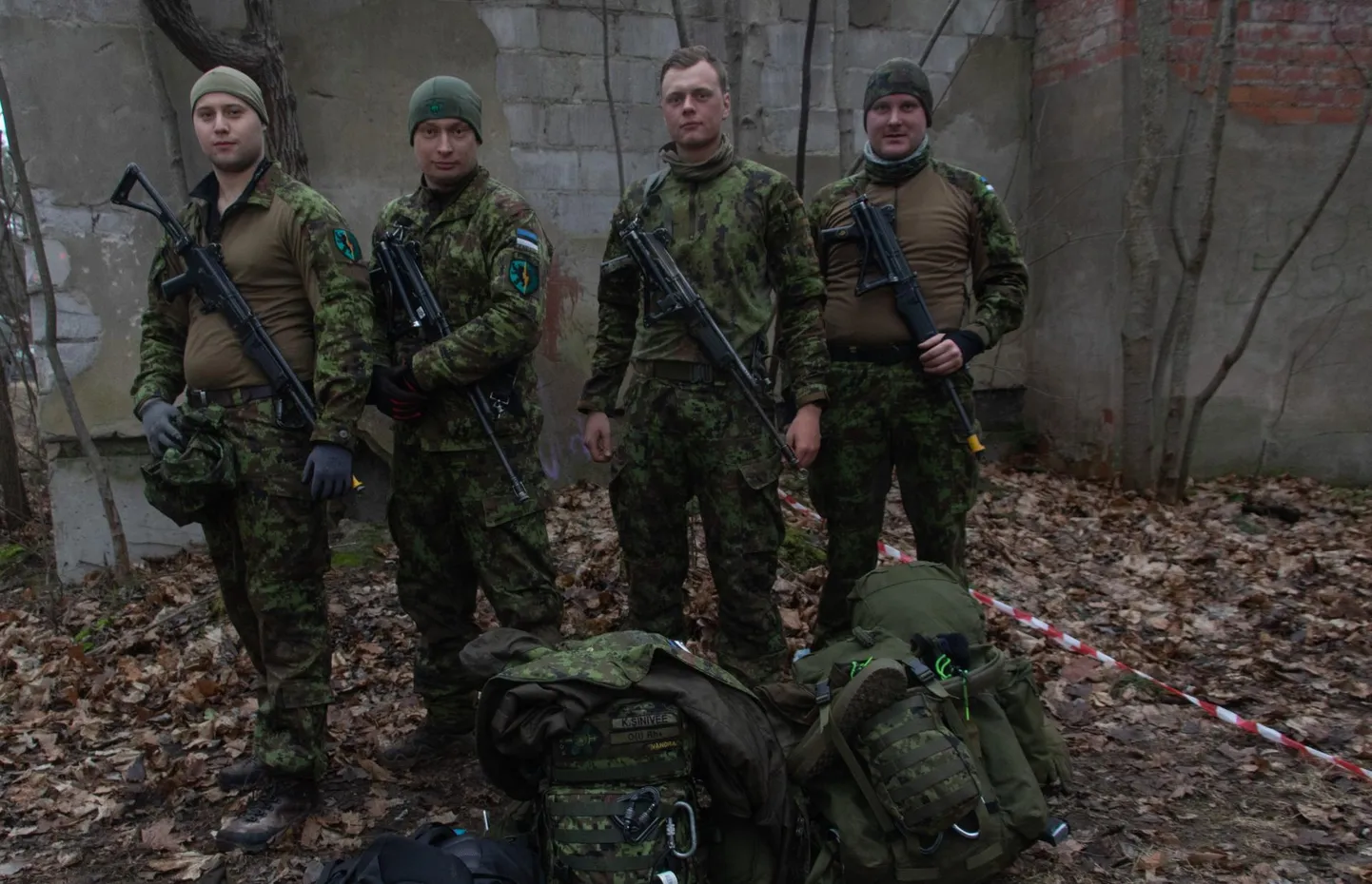 Tänavu Utria dessandi võitnud Pärnumaa maleva Vändra meeskonda kuulusid (vasakult) Mario Gaidenko, Kristo Sinivee, Kristo Pihlak ja Henri Noormets.