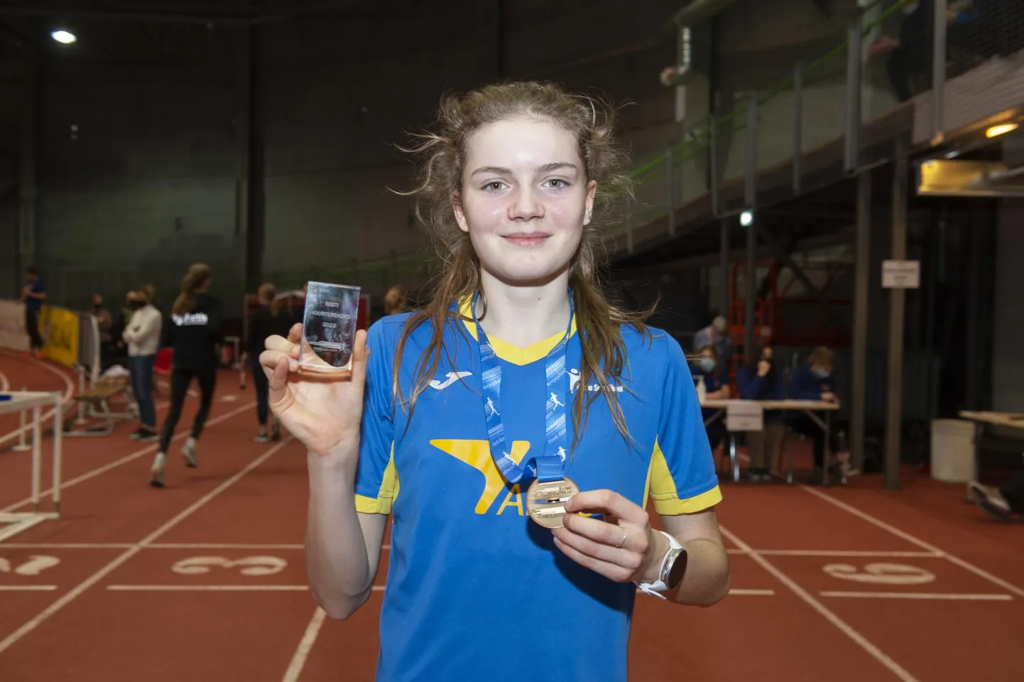 Viola Hambidge oli sisehooaja viimasel võistlusel tippvormis ja püstitas viievõistluses kolmel alal uue isikliku rekordi. Arhiivifoto.