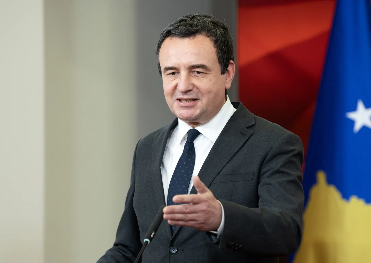 Kosovas premjerministrs Albins Kurti.