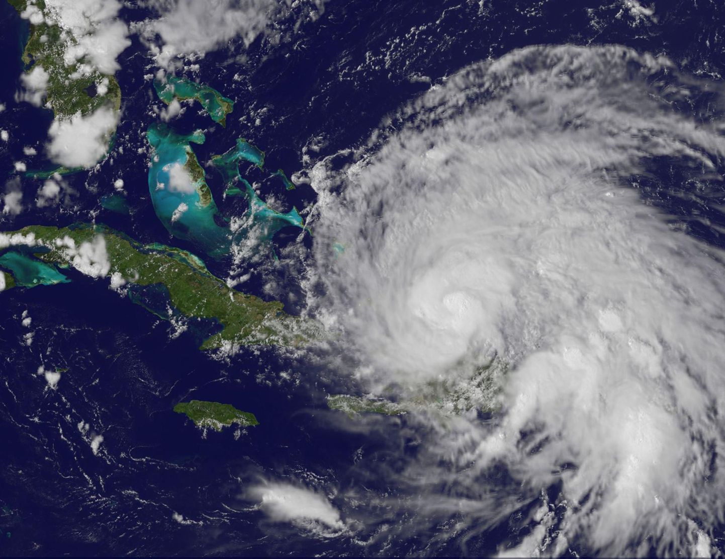 Orkaan Irene Bahama saarte kohal