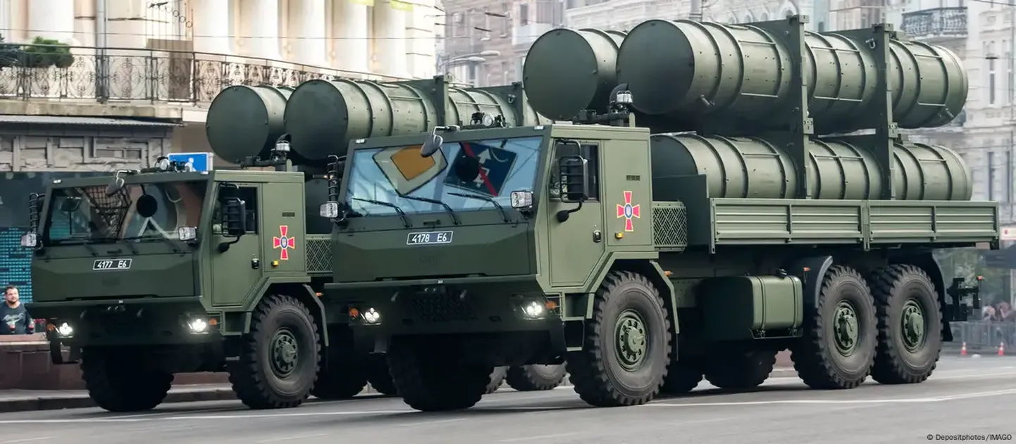 Комплекс "Нептун" - одна из самых успешных разработок Украины (фото с репетиции военного парада 2021 года)
