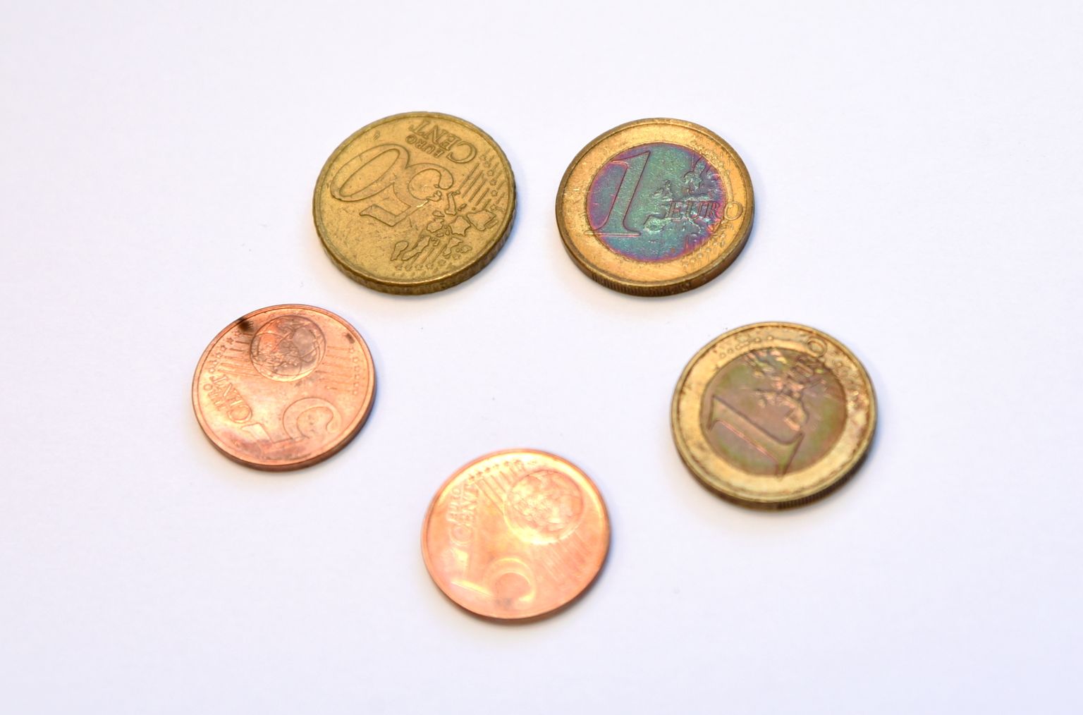 Eiro monētas. Ilustratīvs attēls.