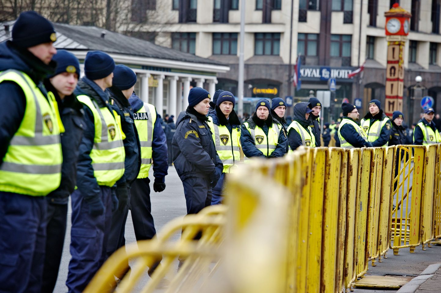 Läti politseinikud.