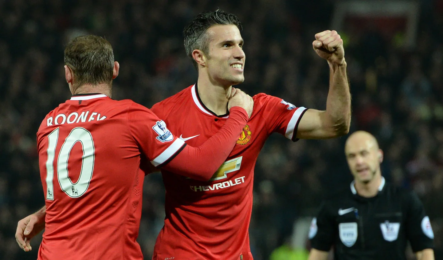 Robin van Persie (paremal) ja Wayne Rooney