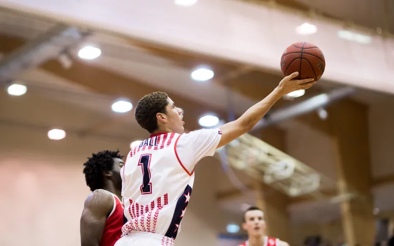 LaMelo Ball 2018. aastal Raplas.