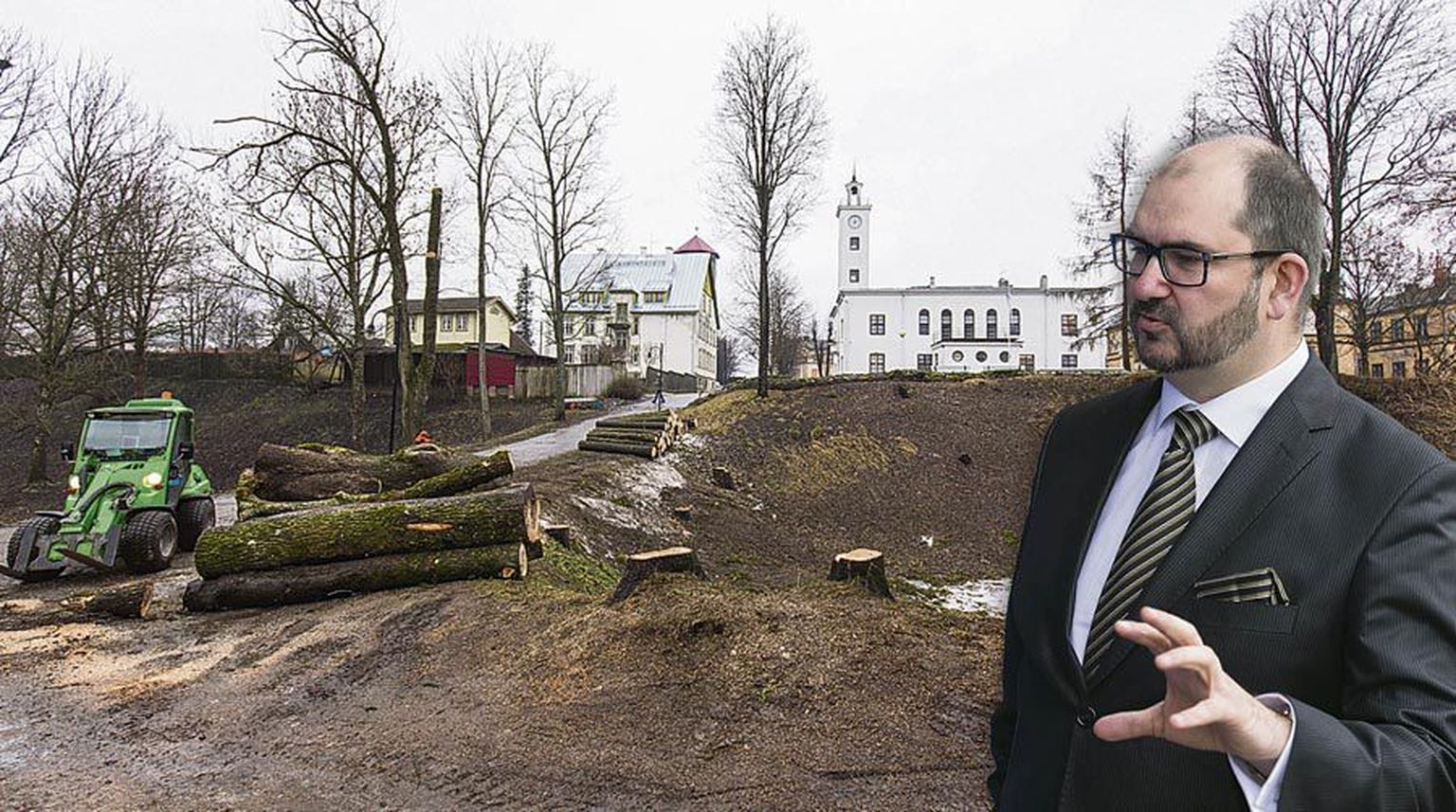 Viljandi kodanik süüdistab linnapead Ando Kivibergi kehalises väärkohtlemises. Kahel mehel tekkis raekoja juures konflikt paari kuu eest linnavalitsuse hoone ja Trepimäe vahelt mahavõetud puude pärast.