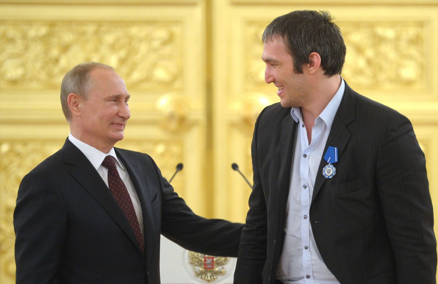 Vladimir Putin ja Aleksandr Ovetškin.
