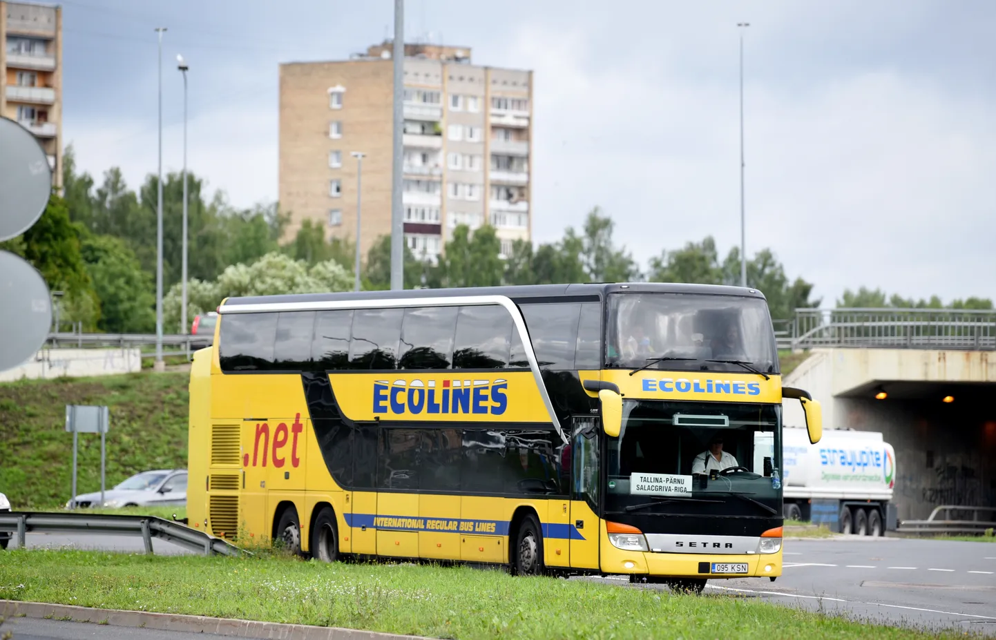 Ecolinesi reisibuss. Pilt on illustratiivne.