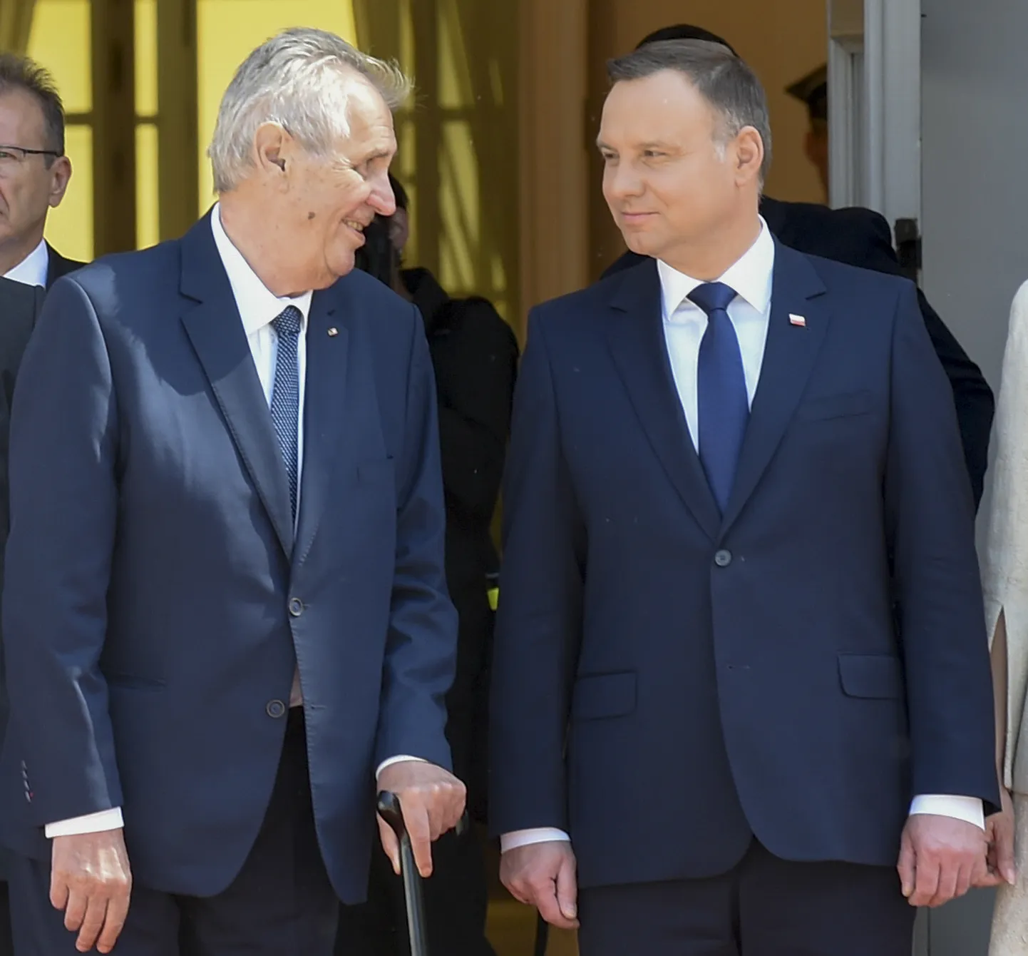 Miloš Zeman ja Andrzej Duda.
