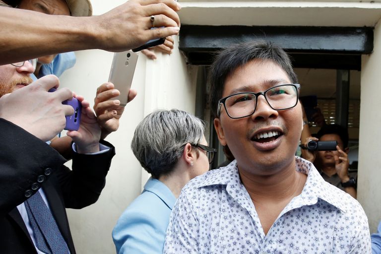 Mjanmā atbrīvoti “Reuters” žurnālisti