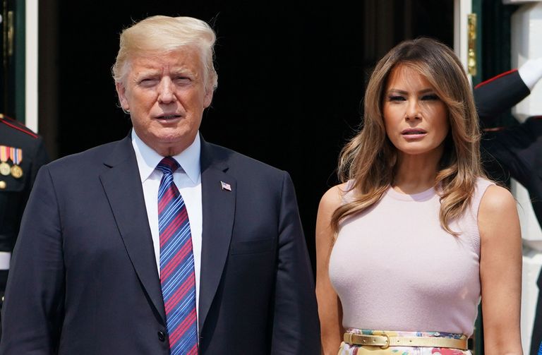 Donald ja Melania Trump 27. augustil