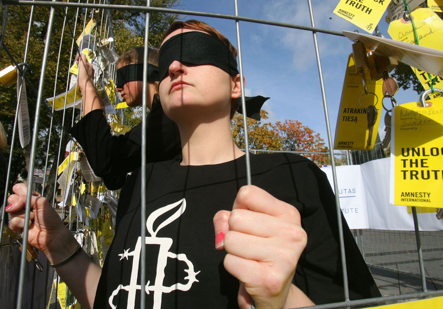 29. septembril korraldas Amnesty International salavangla teemal Leedu valitsushoone ees meeleavalduse.