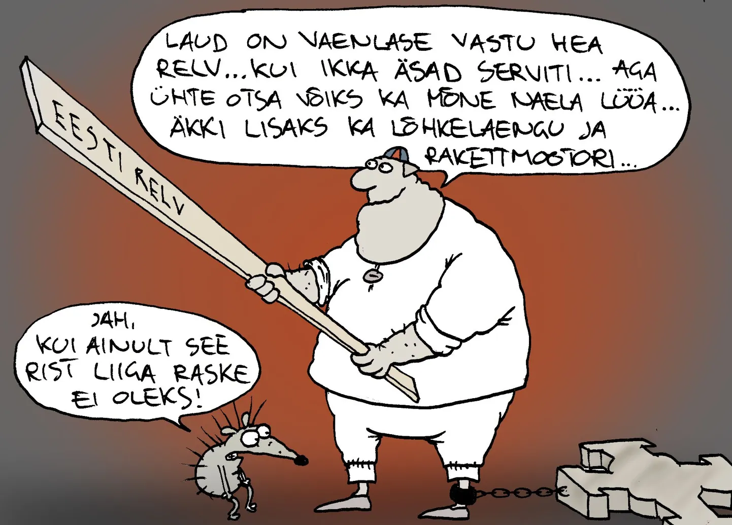 Risti ja mõõgaga- seekord on mõlemad omad?