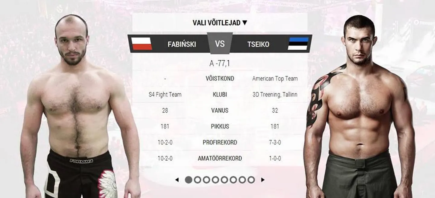 Bartosz Fabinski vs Alik Tseiko.