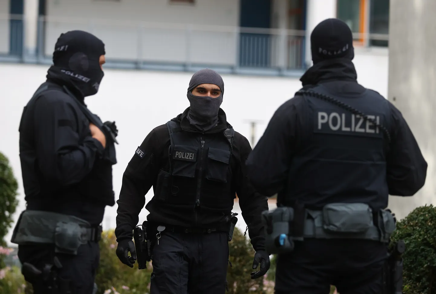 Saksa politseinikud. Foto on illustreeriv.